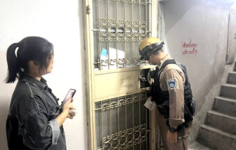 Grim murder suicide after Udomsuk Police called to Bangkok condo unit by residents over a foul odour