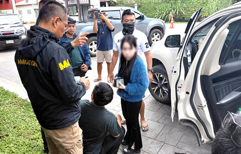 Police operation in Nong Khai leads to arrest of Chinese contractor who returned after being deported