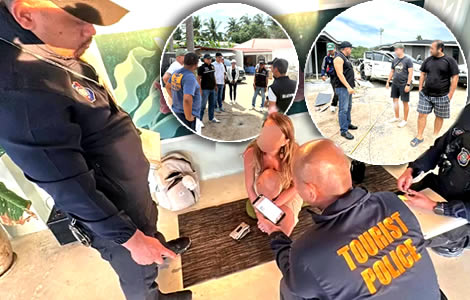 Sex, drugs, business and work abuses linked with foreigners targeted this week by police on Koh Phangan