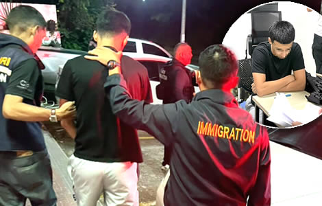 Swedish national arrested by Pattaya police after being wanted at home for an arson attack in Sävsjö