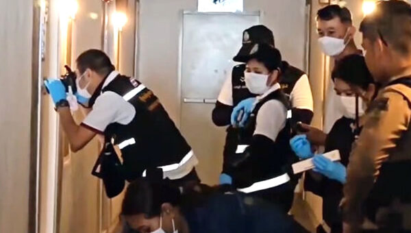 American man found dead in a Pattaya hotel room in Jomtien handcuffed with a black bag over his head
