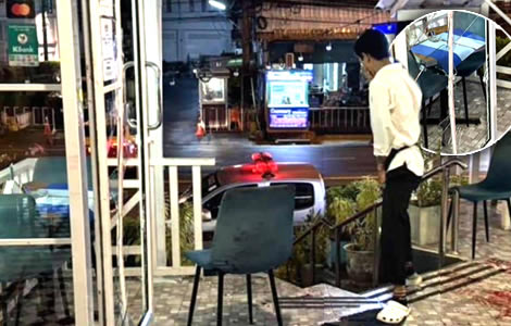 Australian tourist goes berserk and runs into glass partition at Phuket restaurant leading to his death