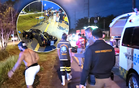 Bizarre crash involving four UAE bikers in Phang-nga leads to one death and three being hospitalised