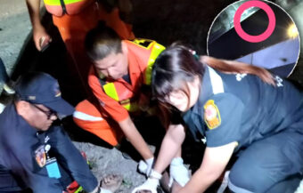 Man survives after jumping from Expressway height on Bangkok’s ring road but suffers two broken legs