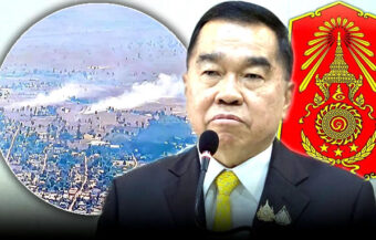 Minister of Defence comes out to assure the public that Thai armed forces were acting within the law