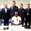 Nigerian drug dealer arrested in Inthamara area of Bangkok in sting operation with cocaine and ecstasy