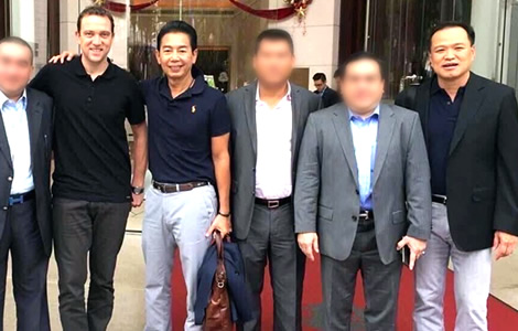 Shock in Bangkok as photos of the Prime Minister and Finance Minister with Ben Smith published online