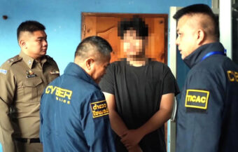 18 year old man arrested for the sexual abuse of 6 year old cousin in Sisaket in 2024 with saved videos