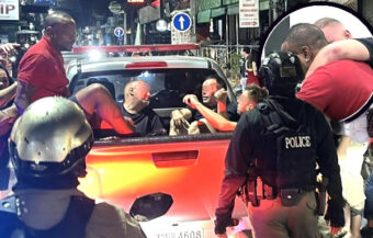 3 Britons take on American in Pattaya street brawl that ended with hugs at Pattaya City Police Station