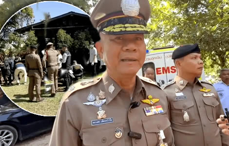 58 year old Brit arrested in Maha Sarakham for murdering his Thai wife with a single bullet to the head