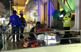 63 year old Belgian suffers severe injuries after fall from seventh floor hotel room in Pattaya on Monday