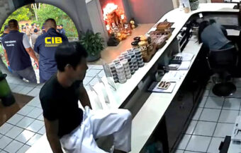 Callous and crazed killer arrested on Tuesday in Hua Hin after brutal onslaught on sleeping receptionist
