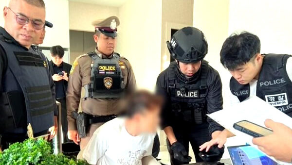 Cambodian scam compound murder boss ‘Mr. Ham’ nabbed by Thai and South Korean cops in Pattaya raid