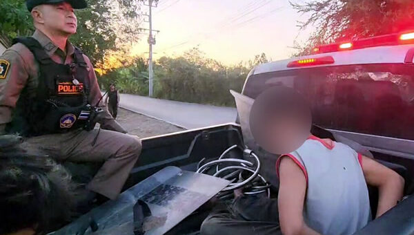 Drug crazed man goes on rampage at Ayutthaya dorm killing two elderly people and wounding brother