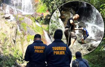 Koh Samui waterfall takes fifth life as French man falls to his death. Girlfriend saved by tree branch