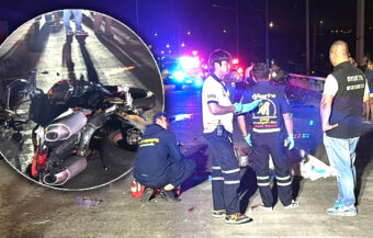 Pattaya police probe fatal motorbike crash that took the life of an American rider on Wednesday night