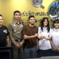 Riverside police officers in Bangkok reunite American man with his lost cash on Tuesday within two hours