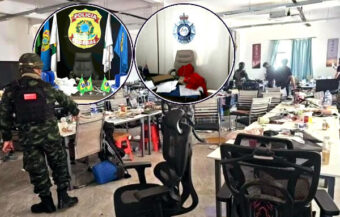 Secrets of a sprawling international scam empire revealed on Thai Cambodian border in Surin province