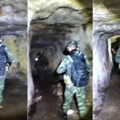 Thai military in border war zone discover advanced Cambodian underground tunnels carved into rock