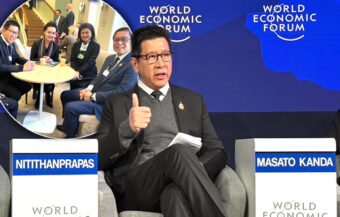 Top level Thai delegation at Davos came home Friday with 500 billion in economic investment pledges