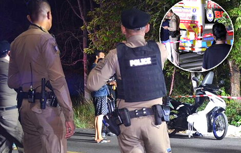 Chaiyaphum Police quiz girlfriend who saw her boyfriend executed last Saturday night. Drugs links probed