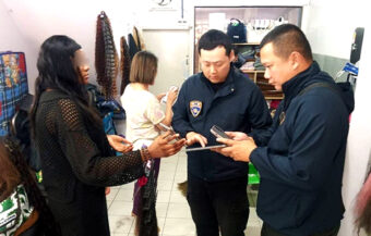 Congolese woman arrested in Immigration operation to crack down on illegal foreign workers in Bangkok