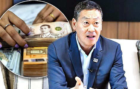 Ex Prime Minister Srettha Thavisin calls for more robust moves to tamp down the baht at a 5 year high