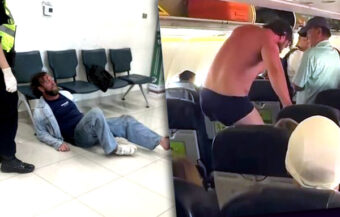 Incoherent and drunk Russian tourist denied entry to Thailand on Thursday morning after chaotic flight