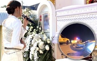Poignant funeral in Chacheongsao sees bride sing to her fiancé five days before they were to be married