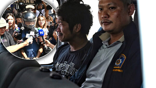 Wild gunman ‘L’ left in tears on Thursday after being denied bail by Pathum Thani Court after rampage