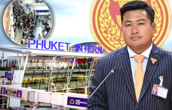 People’s Party MP raises questions about long queues at Phuket International Airport and fast-track lanes.