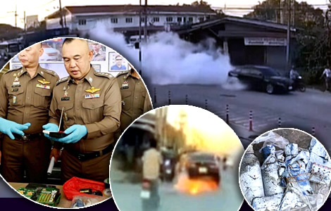 Thai wife who hired two men to murder love rival in a car bomb explosion arrested by police this week