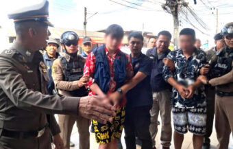Chinese charged after a failed gold shop robbery. A spending spree inspired by Thai girlfriends blamed