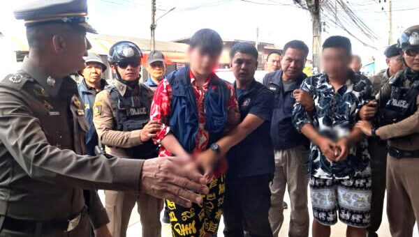 Chinese charged after a failed gold shop robbery. A spending spree inspired by Thai girlfriends blamed