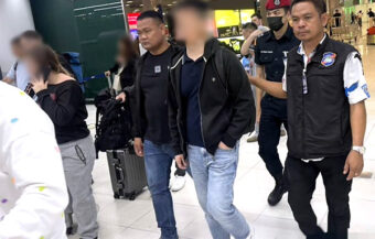 Chinese mid air thief arrested after Thai Airways flight from Laos landed in Suvarnabhumi Airport