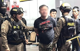 Pattaya police officer removed from service arrested and charged with murder following violent outburst