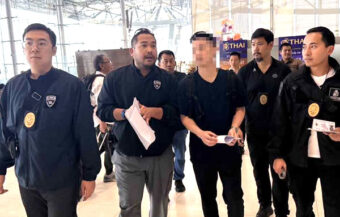 Rapid response by Immigration Bureau officers as surveillance target moves to the airport from Pattaya
