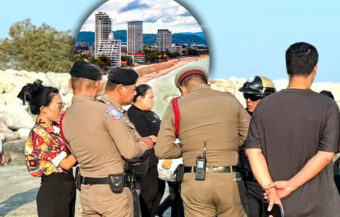 Tragic death of UK pensioner 75 pulled out to sea in rough seas off Hua Hin Wednesday while swimming