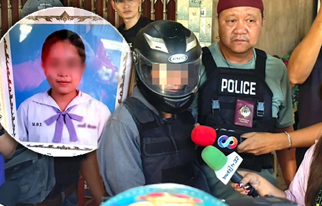 Angry mob, tense scenes in Nong Bua Lamphu after horrific murder of 13 year old girl by her stepfather