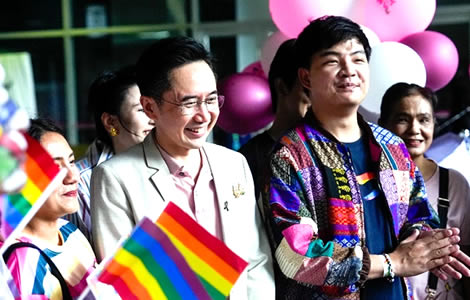 Bangkok Pride flags the Thai capital as a Gay Pride centre as Pheu Thai leader Yotsanun pledges support