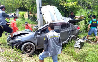 Drug trafficking player killed in northern Sukhothai province after police chase with 2 million pills