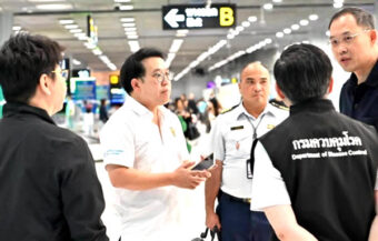 Health Minister is on hand at Suvarnabhumi Airport as Ebola quarantine, screening measures go live