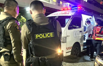 Lumpini police officer left fighting for his life after early morning shooting at his apartment in Bangkok