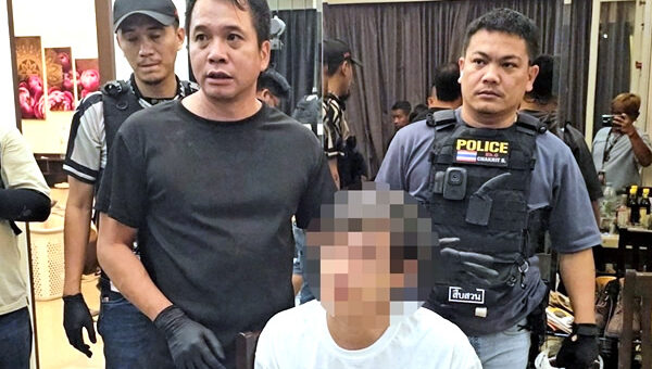 Major arrest in Chonburi of a 31 year old Chinese man with arms and explosives. Strong Embassy reaction