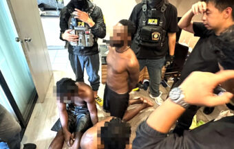 Nest of Nigerian scammers and drug dealers raided in Nonthaburi days after prolific conman was arrested