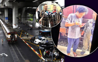 Police to review 58 rail crossings after 8 people died in train bus smash. Train driver had a drug habit
