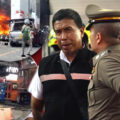 Rail crash in central Bangkok kills eight. Train struck a bus stuck in traffic. Junction barriers failed to lower