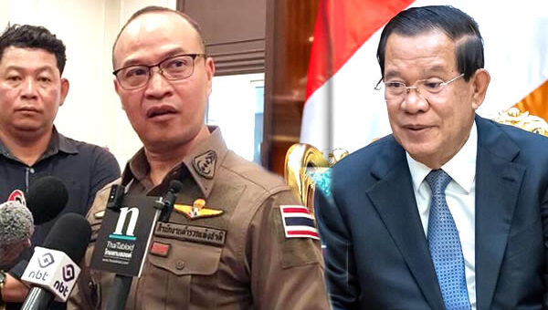 Police top brass push back on claims by Cambodia’s Hun Sen that scammers enter through Thailand