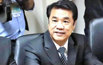 Top Pheu Thai Minister Suriya rushed to hospital in Udon Thani on Sunday night after taking ill at hotel