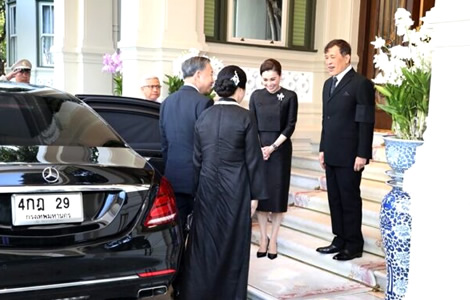 Vietnam’s President visits King and Queen at Dusit Palace in Bangkok. Five decades of ties celebrated